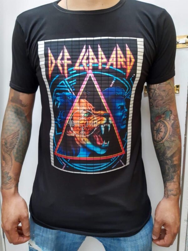 playera negra, rock de david bowie 001 cara rayos (copia) (copia)