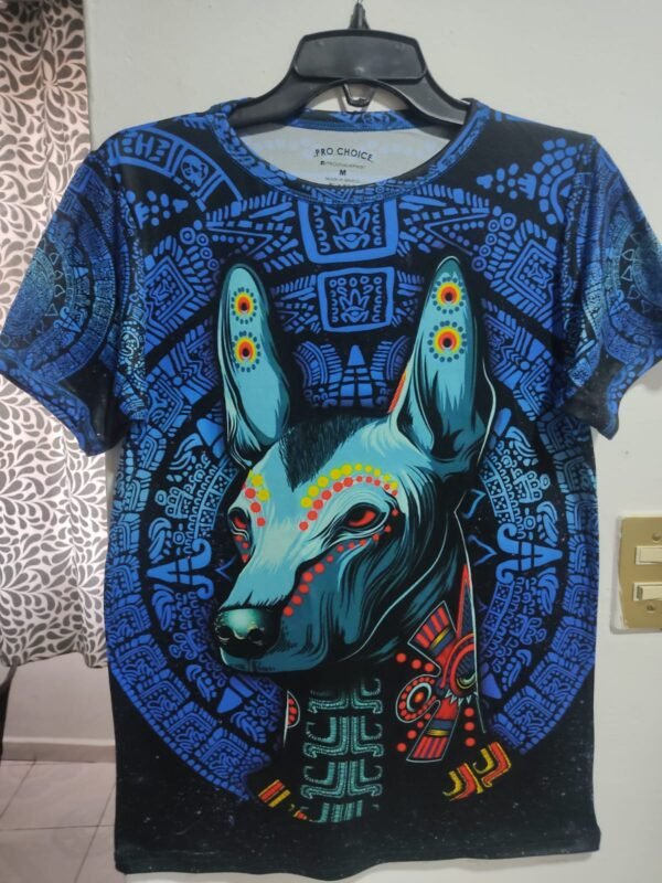 playera negra, con imagen día de muertos 001 (copia)