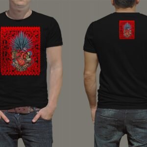 playera negra, con imagen día de muertos 001 (copia)