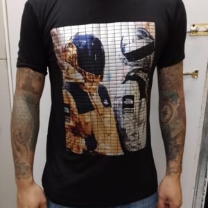 playera negra nuevos diseños 005 cristo con una rosa (copia) (copia)