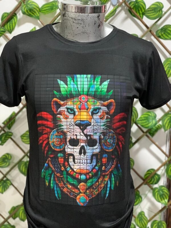playera negra infantil frida kahlo 009 caricatura