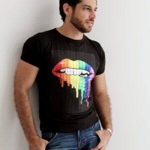 playera negra nuevos diseños 003 labios jaguar calavera (copia)