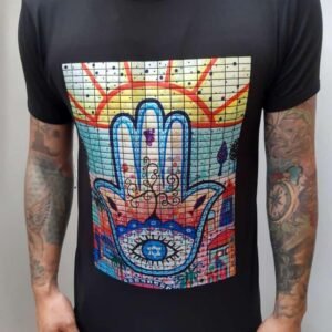 playera negra nuevos diseños 006 mano de fátima