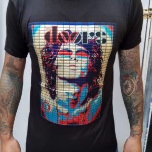 playera negra, rock de doors 001 morrisson
