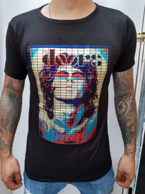 playera negra, rock de doors 001 morrisson