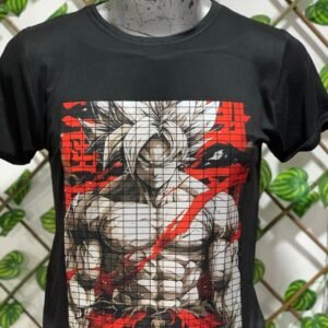 playera negra, infantil con imagen de dragon ball 001 (copia)
