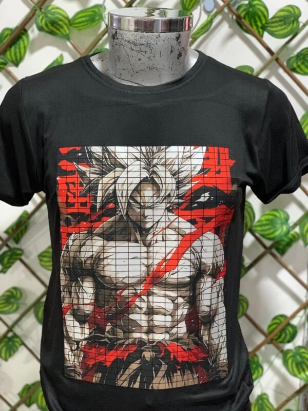 playera negra, infantil con imagen de dragon ball 001 (copia)