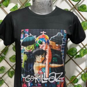 playera negra, rock de metálica 001 calaveras con penachos