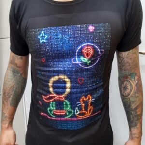 playera negra, infantil con imagen de dragon ball 002 (copia)