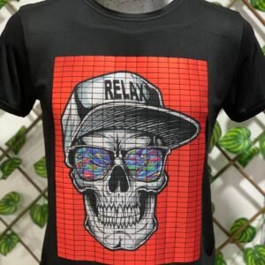 playera negra, infantil con imagen de donald misfits 001 (copia)