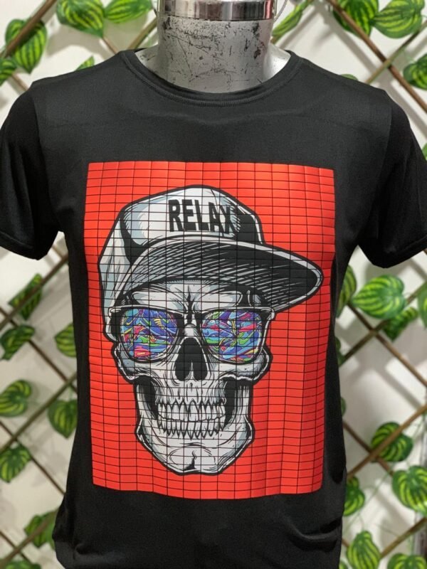 playera negra, infantil con imagen de donald misfits 001 (copia)