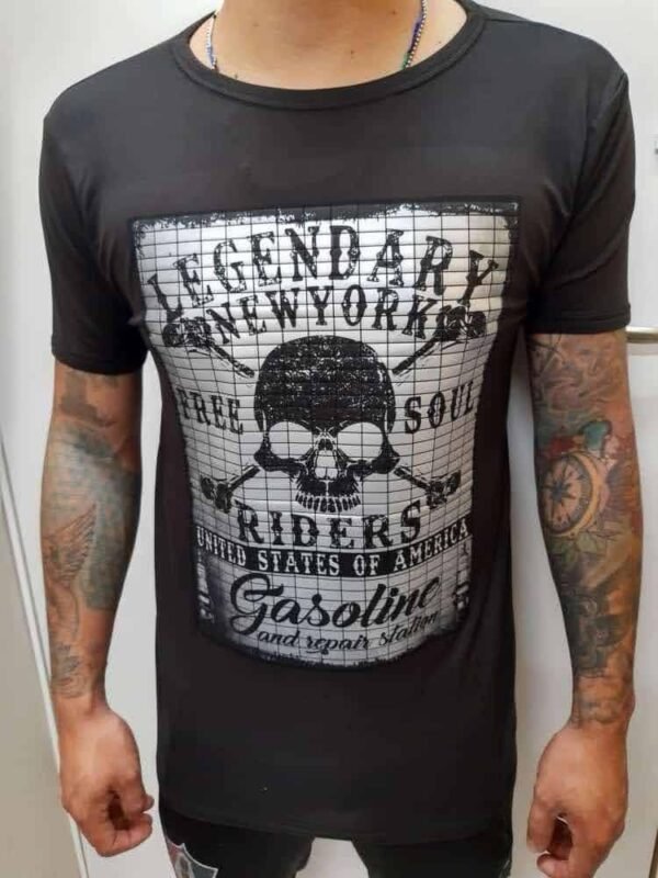playera negra, con imagen de motocicletas 001 (copia)