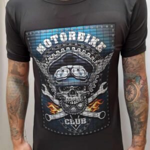 playera negra, con imagen de motocicletas 005 legendary (copia)