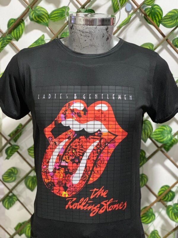 playera negra, rock de rolling stones 002 lengua (copia)