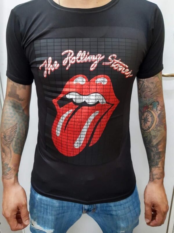 playera negra, rock de rolling stones 003 lengua (copia)